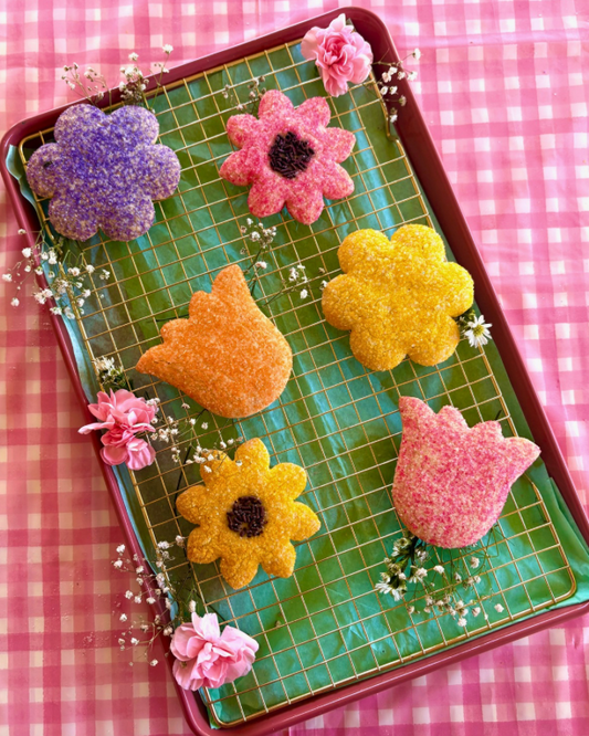 Spring Floral Sugar Cookies